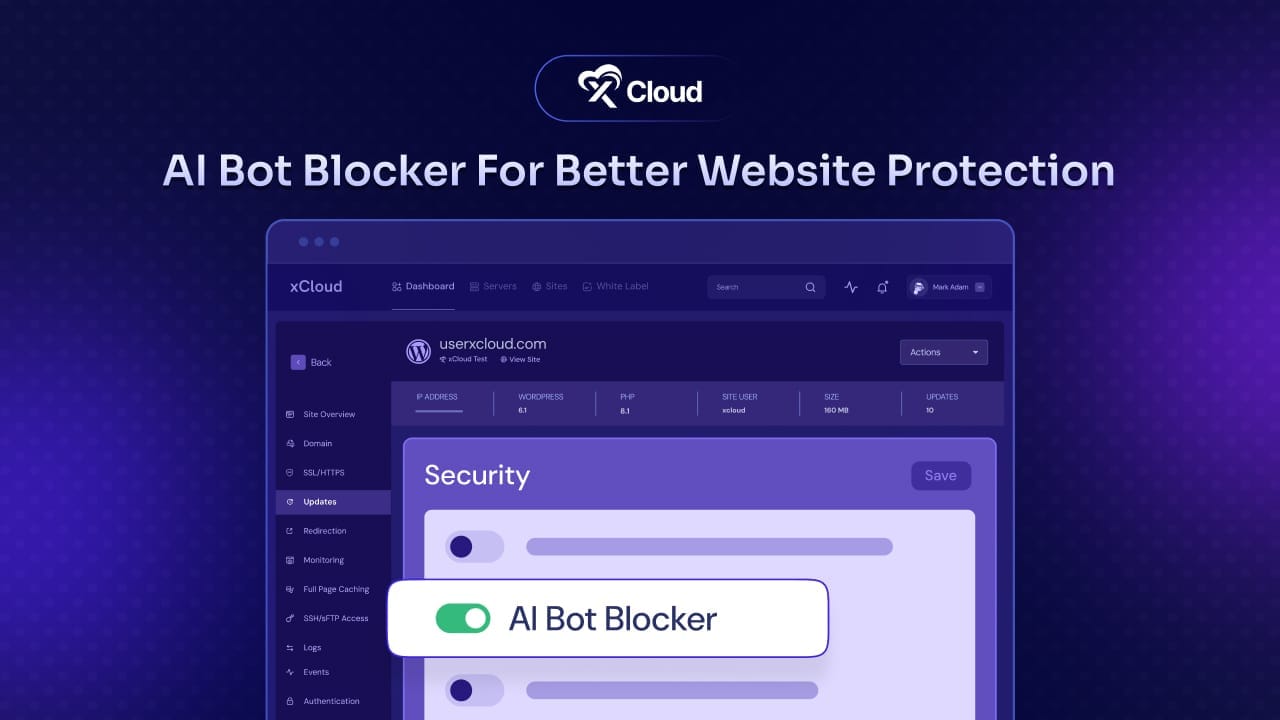 How to Enable AI Bot Blocker in xCloud for Better Website Protection?