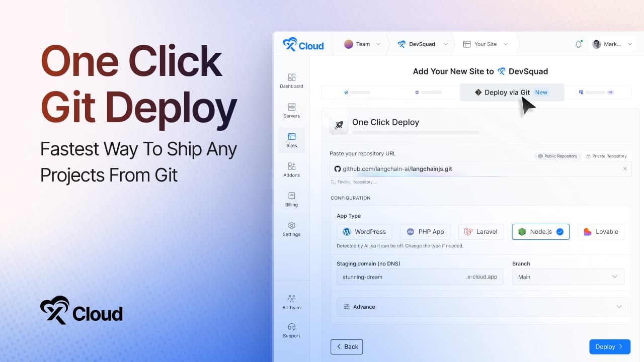 Introducing One Click Git Deploy: Ship Any Project the Fastest Way