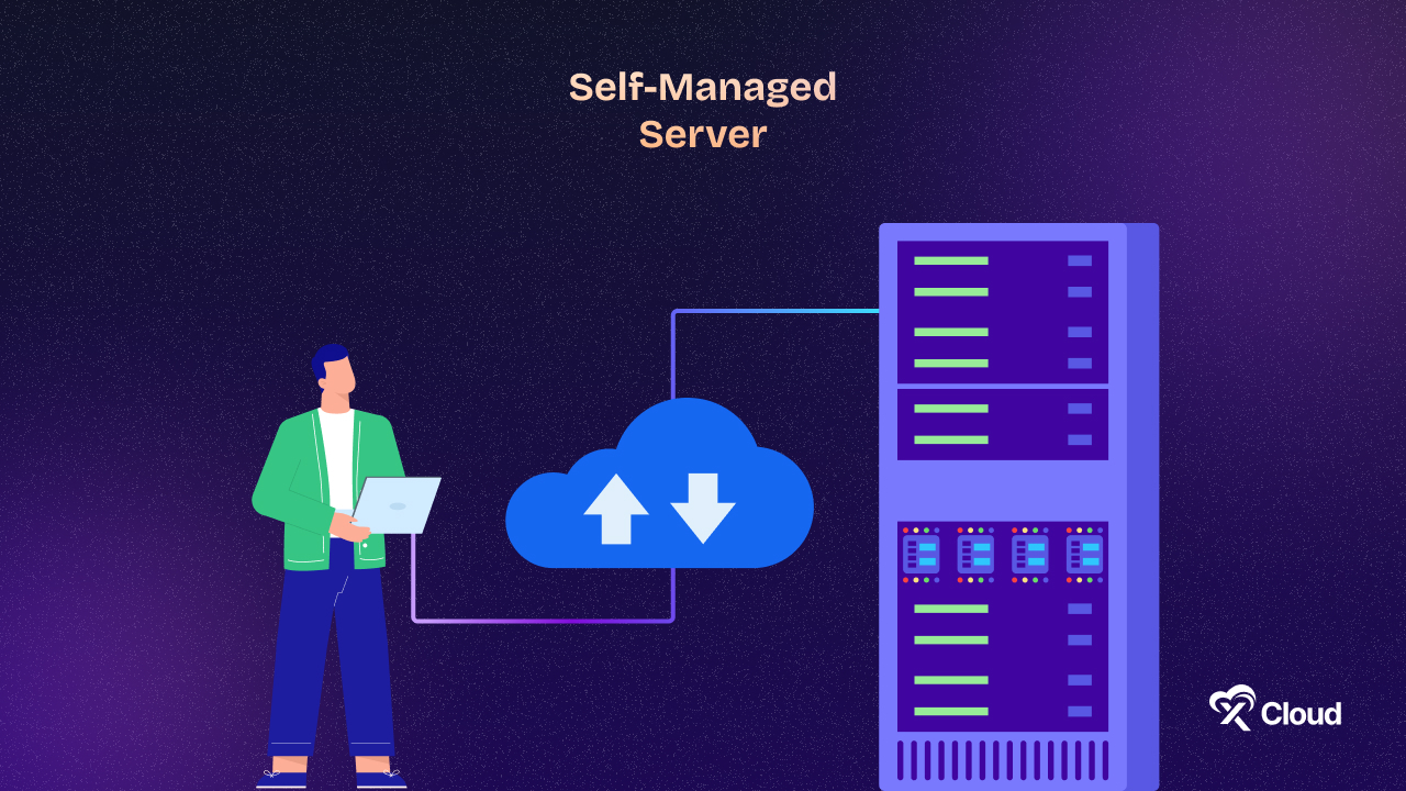 Illustration of self managed hosting