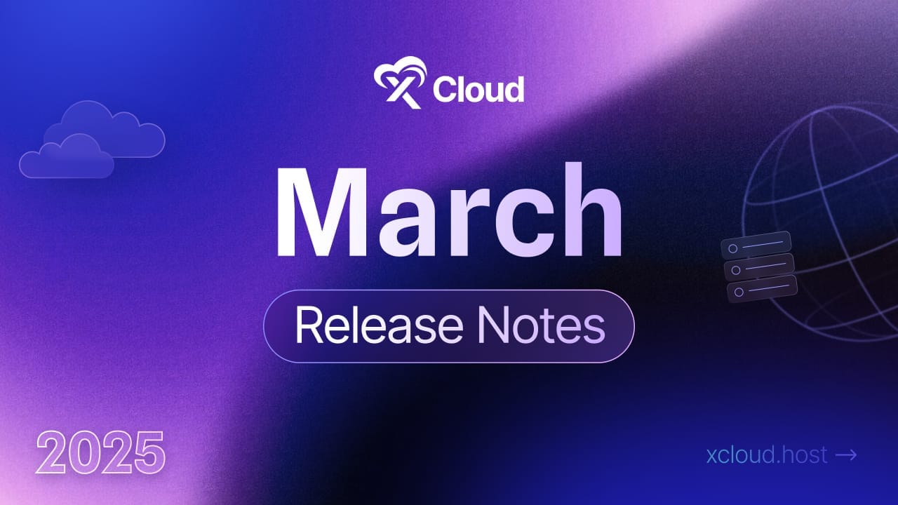 xCloud March 2025 Release Notes: Custom PHP Applications, Brotli Compression & More