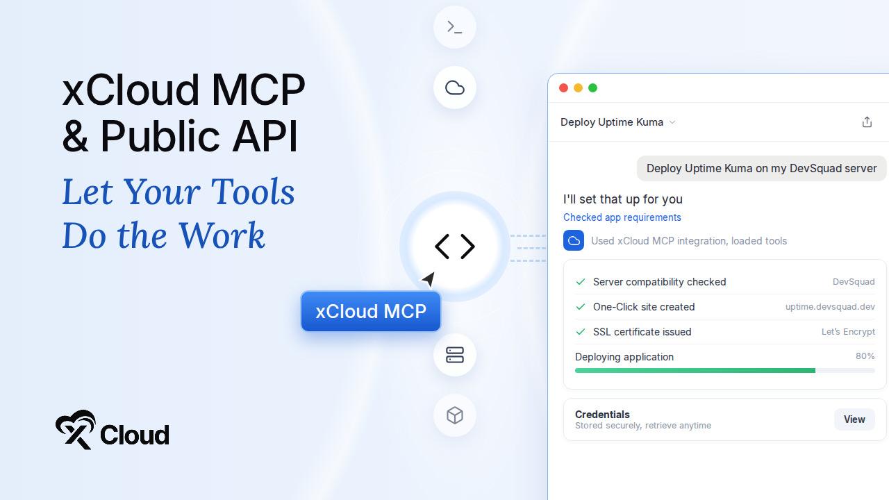 xCloud September 2026 release: Agent-Ready MCP and Public API