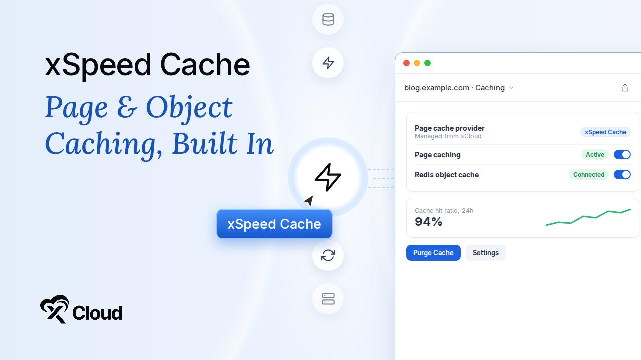 xCloud September 2026 release: xSpeed Cache integration