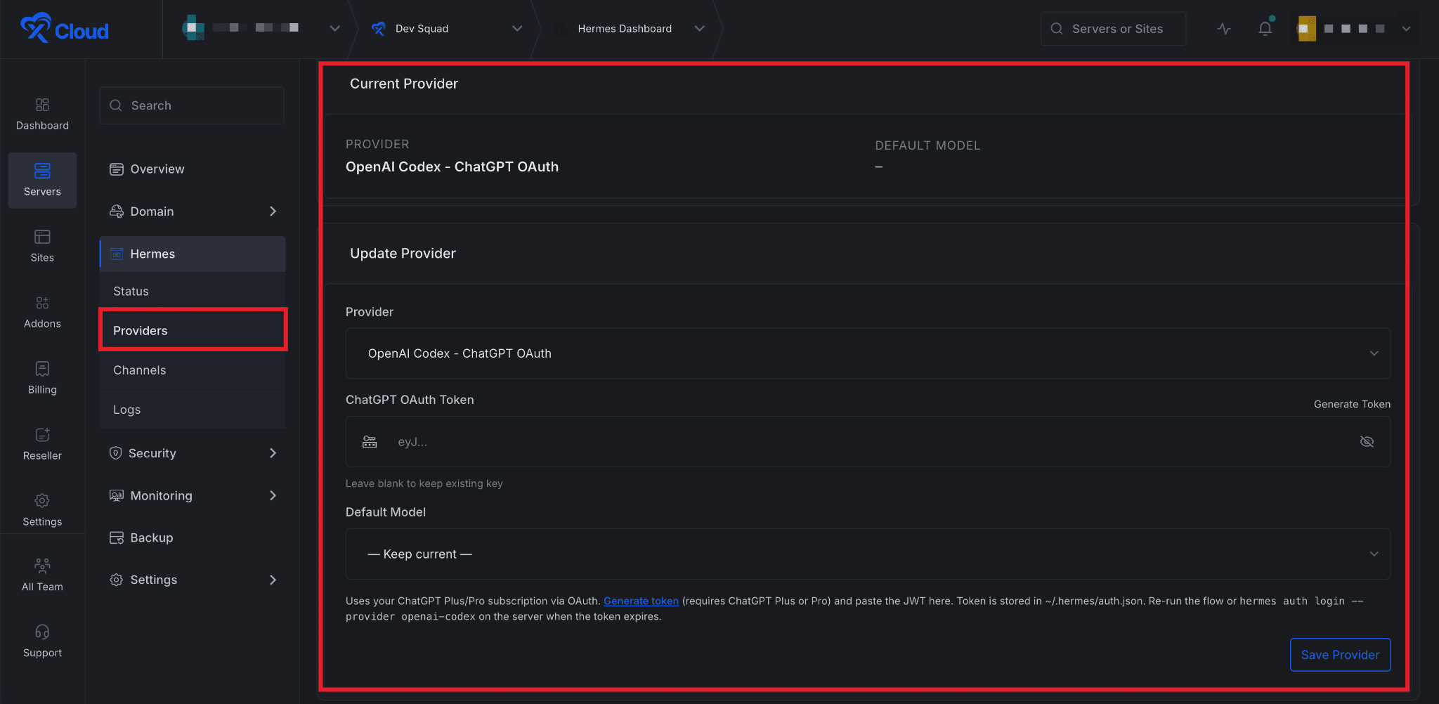 Deploy Hermes Agent with xCloud