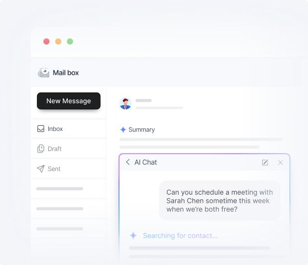 xCloud MailBox dashboard