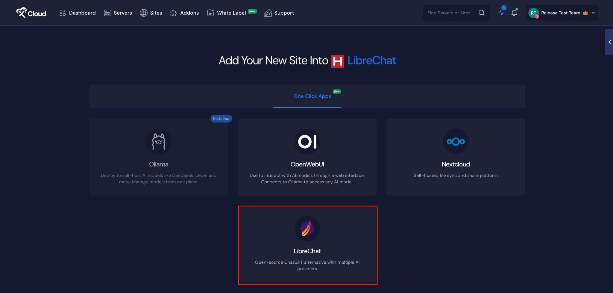 Deploy LibreChat with xCloud
