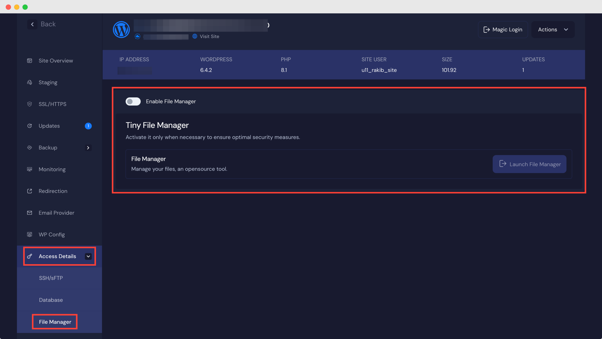 turn-on-the-tiny-file-manager-to-access-wordpress-files
