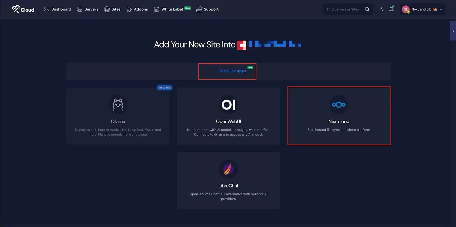 How to Set Up Nextcloud with One Click