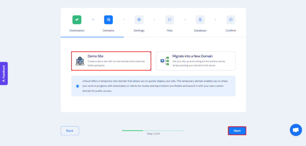 Create A New Site