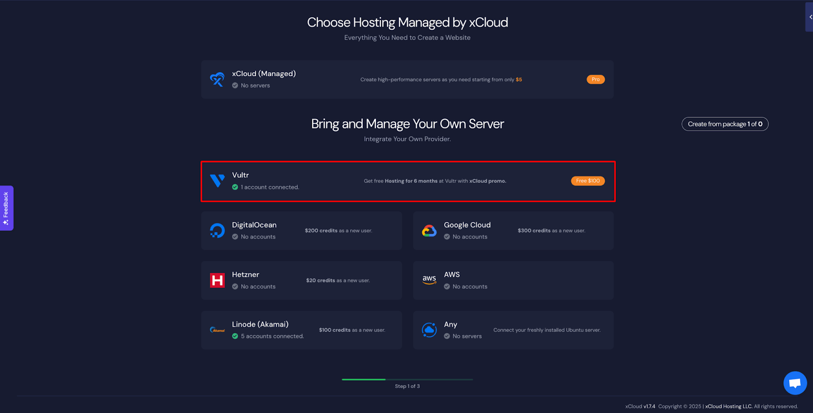 How to Set Up PHP on Vultr with xCloud
