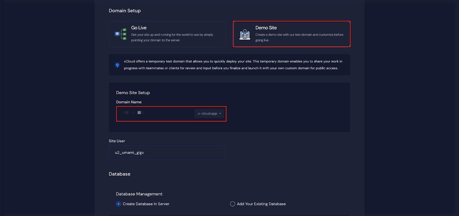 Install Umami with xCloud