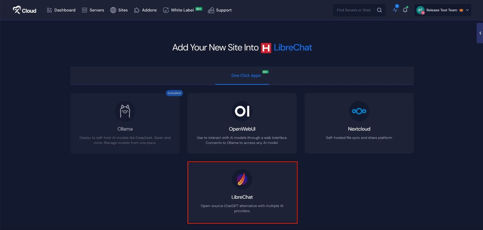 Deploy LibreChat with xCloud