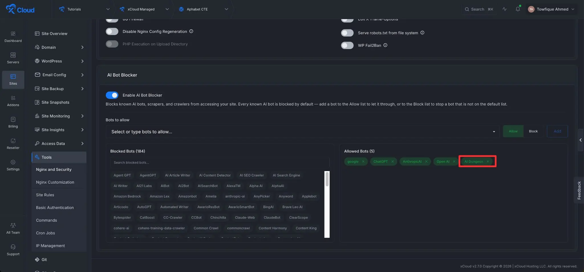 AI Bot Blocker