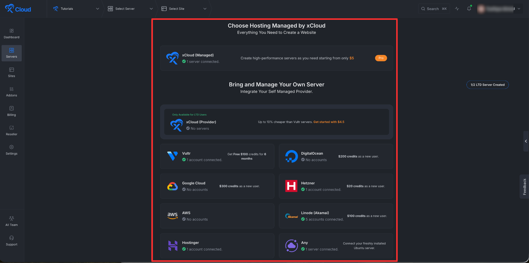 Install Ghost with xCloud