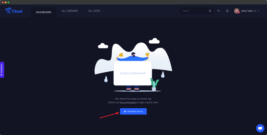 Create Your New Digital Ocean Server in&nbsp; xCloud