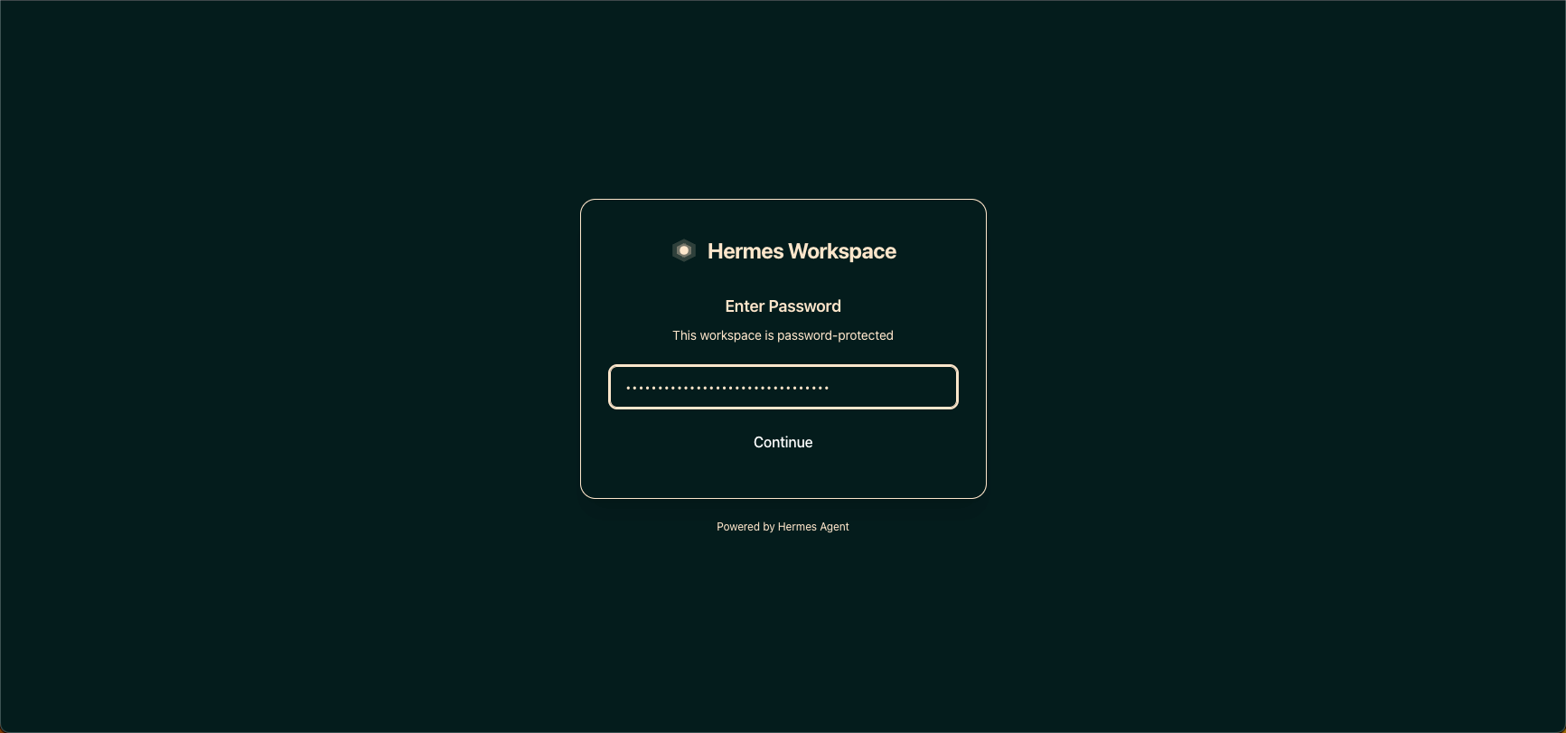 set up Hermes Workspace