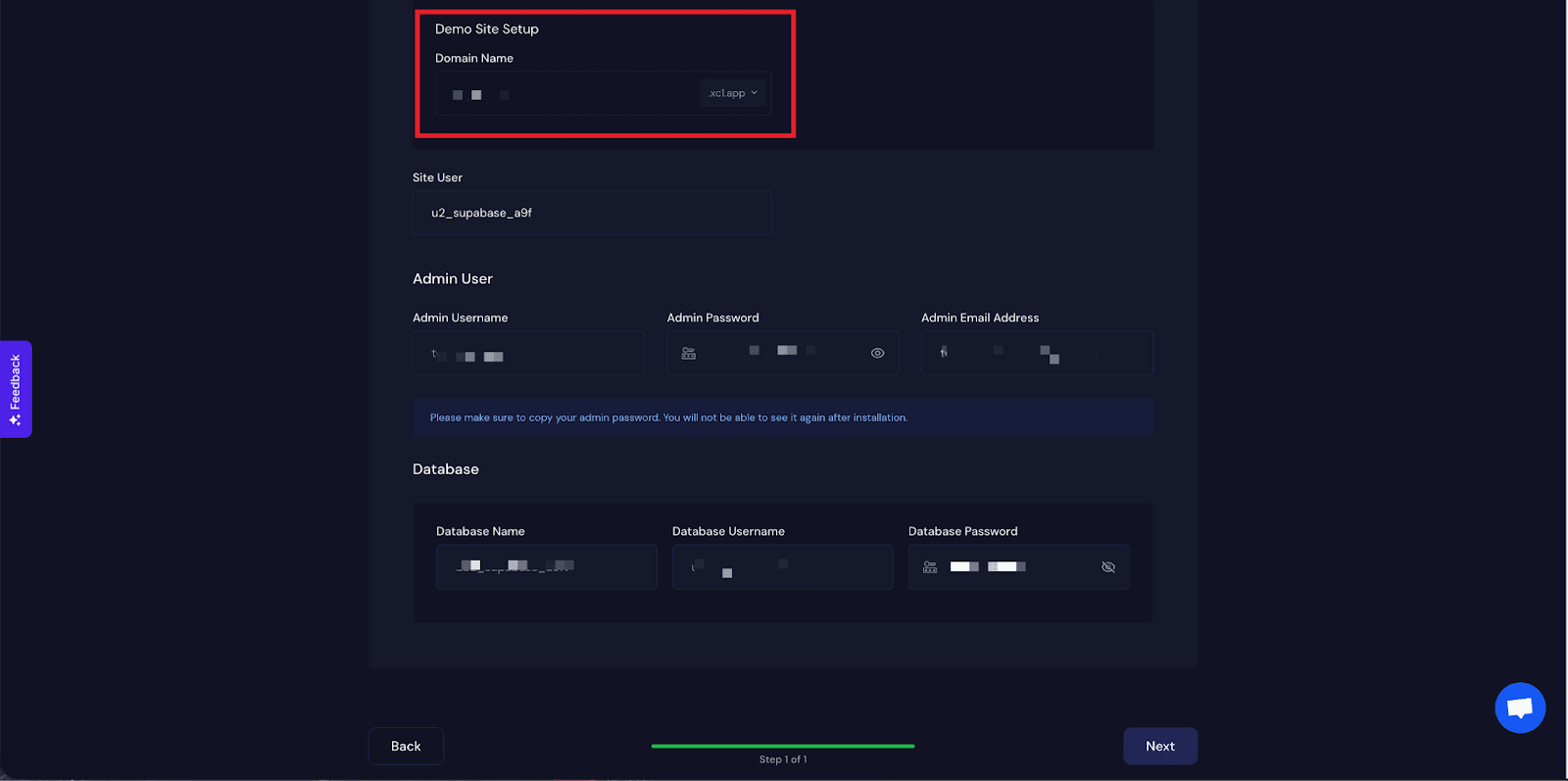 Install Supabase with xCloud